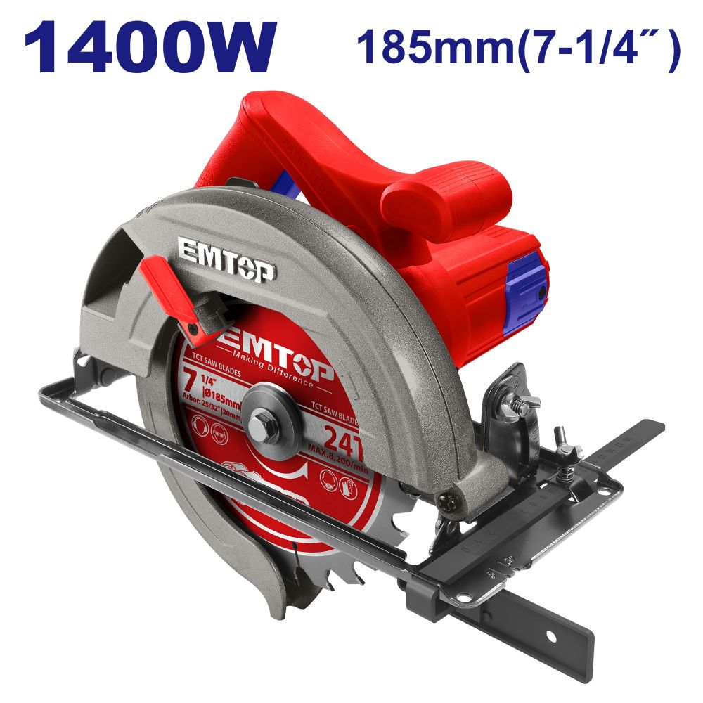 Cirkular 185mm Emtop ECSW1852